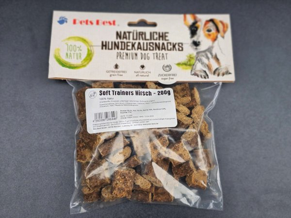 Hunde Snack - Soft Trainers Hirsch 200gr.